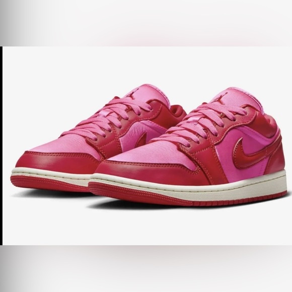Jordan Shoes - NEW Air Jordan 1 Low SE Pink Blast Valentines Day